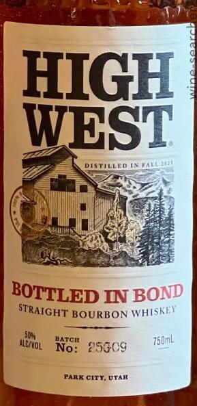 High West Bottle in Bond 750ml