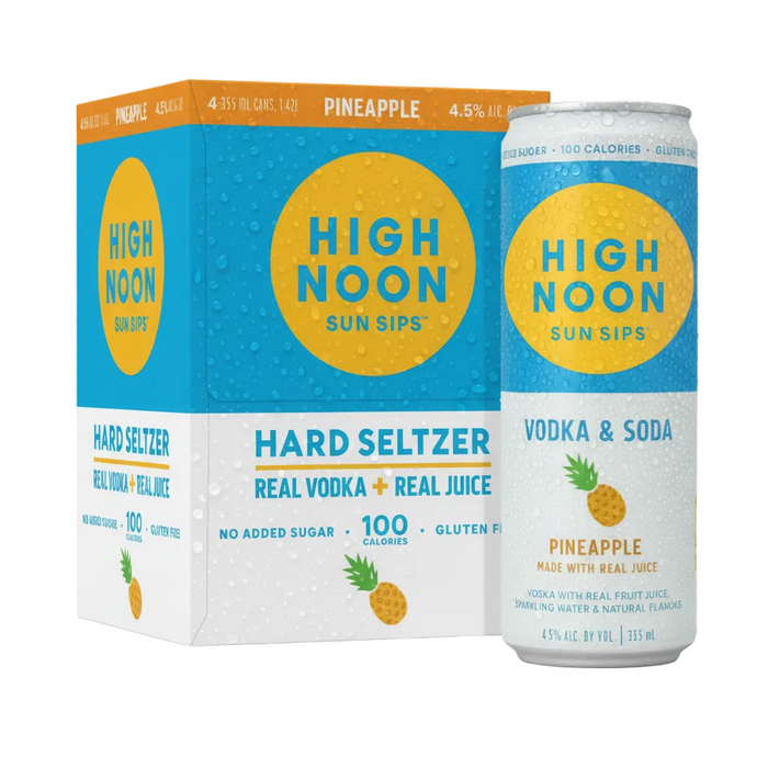 High Noon Pineapple 4pk