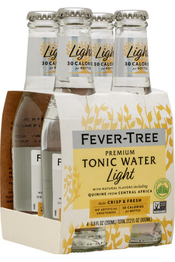 FT  Light Tonic Water 4pk Btls Fever Tree Light Tonic Water