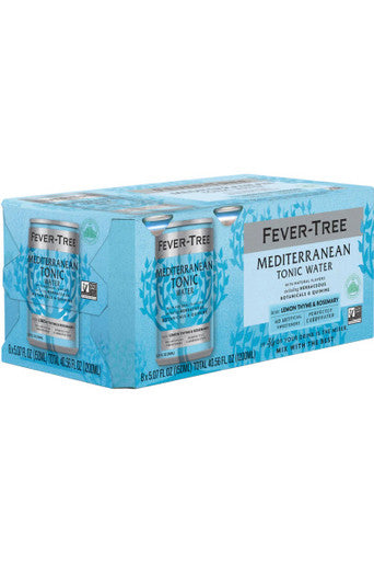 FT Mediterrean Tonic 8pk Cans Fever Tree Mediterreanan Tonic