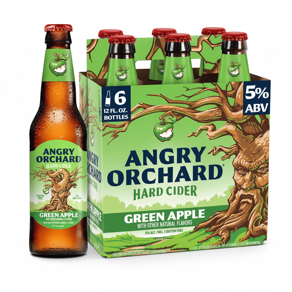 Angry Orchard Green Apple 6pk 6pk Bottles Hard Cider