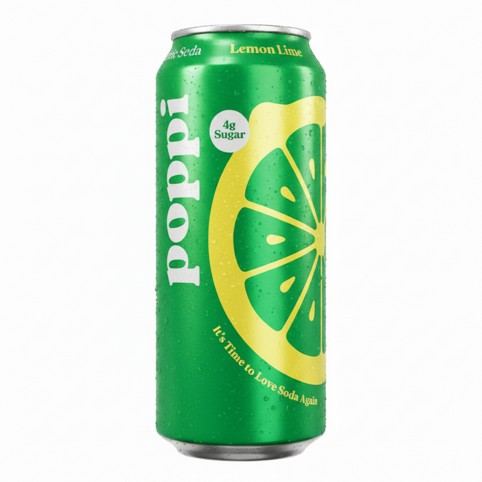 Poppi Lemon Lime 16oz Prebiotic Soda