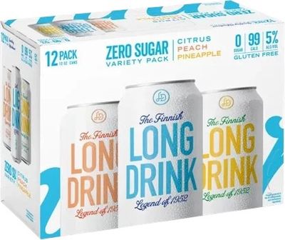 Long Drink Zero Sugar 12pk