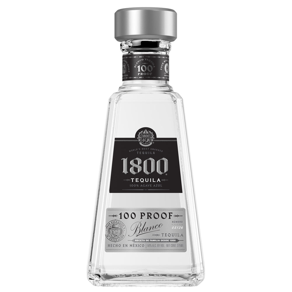 1800 Blanco Select 100p 375ml 100 Proof Blanco Tequila