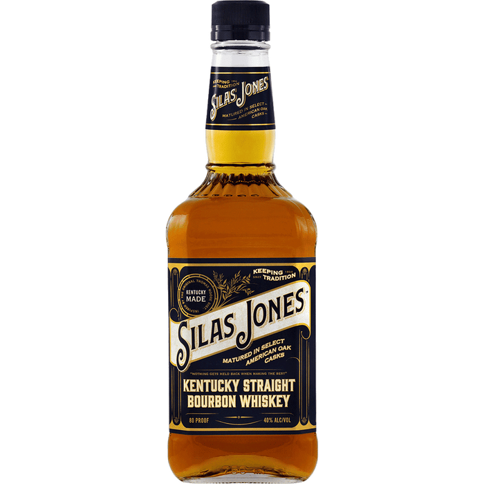 Silas Jones Straight Bourbon Whiskey bottle
