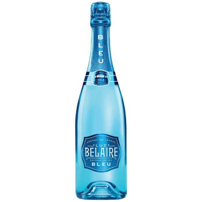 Luc Belaire Bleu sparkling wine bottle
