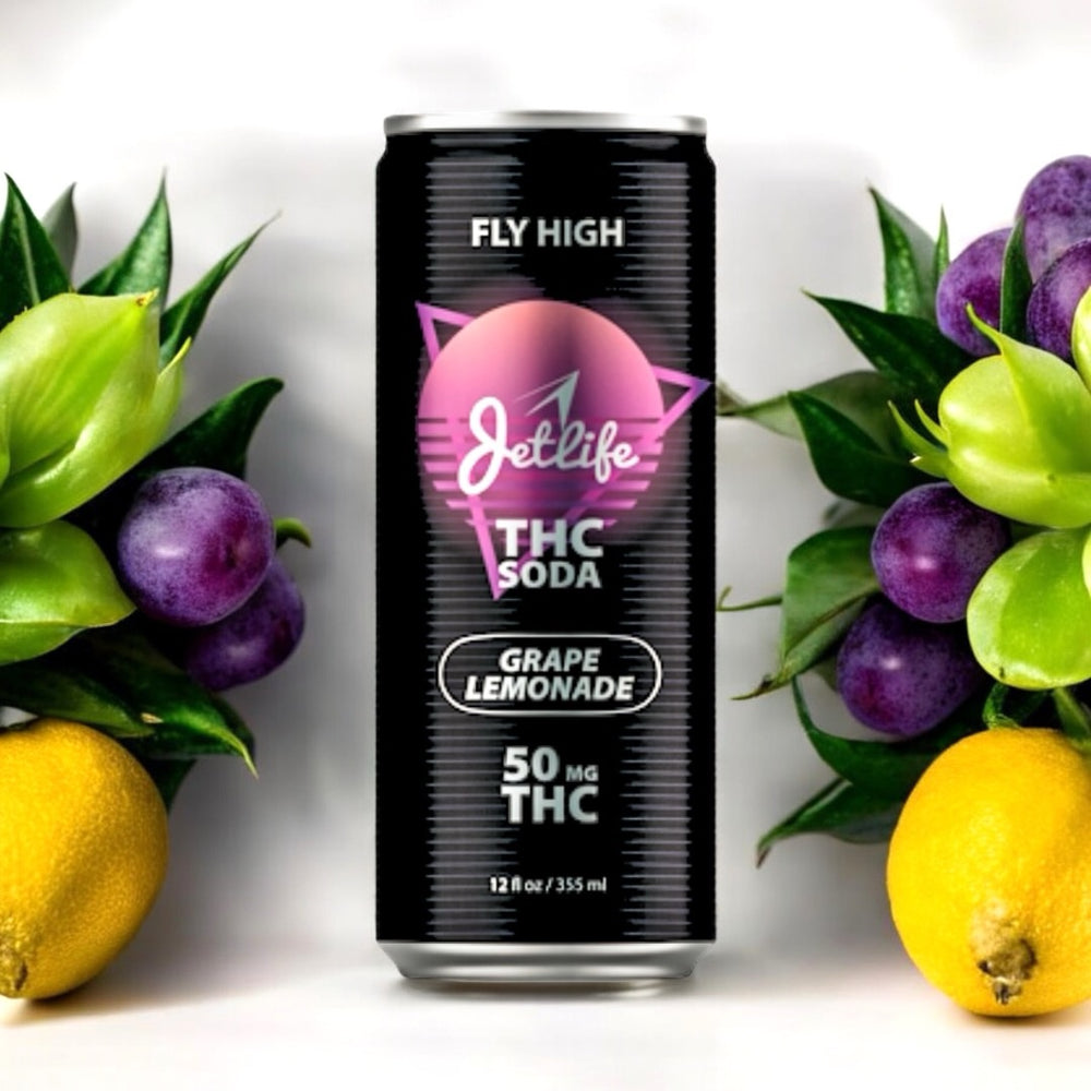 Fly High Jet Life 50mg Grape Grape Soda