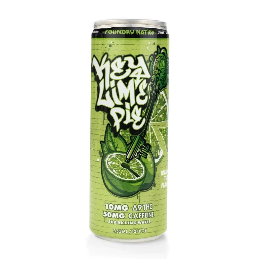 Foundry D9 10mg Sprk Wtr K.L.P Key Lime Pie Sparkling Water THC Infused