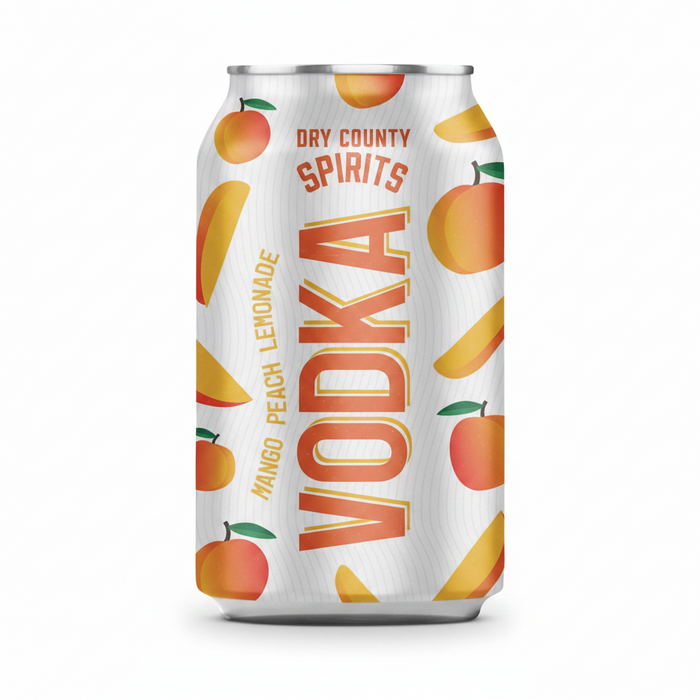 Dry County Mango Pch Lmn  6pk Mango Peach Lemonade Vodka 6pk Cans