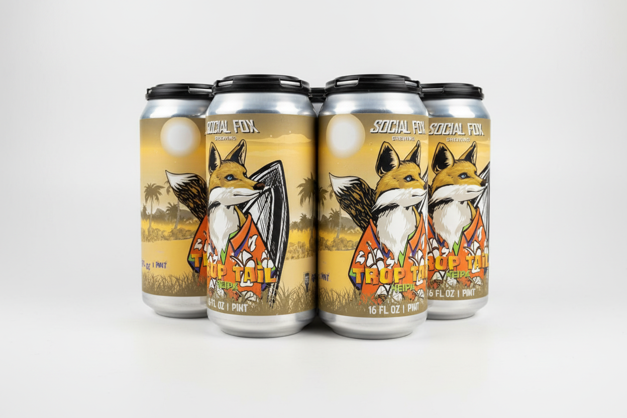 Social Fox Trop Tail NEIPA 4pk 16oz