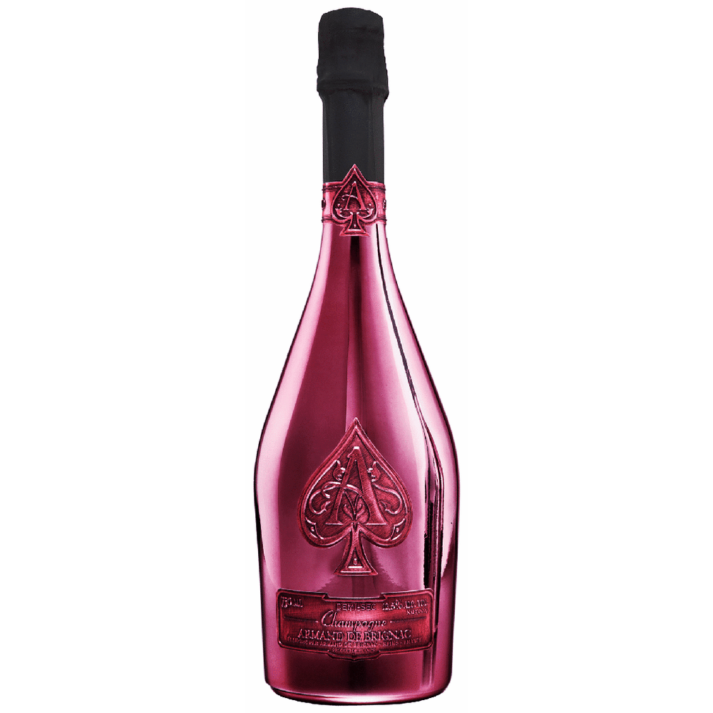 Armand de Brignac Ace of Spades Demi-Sec Champagne wood box bottle