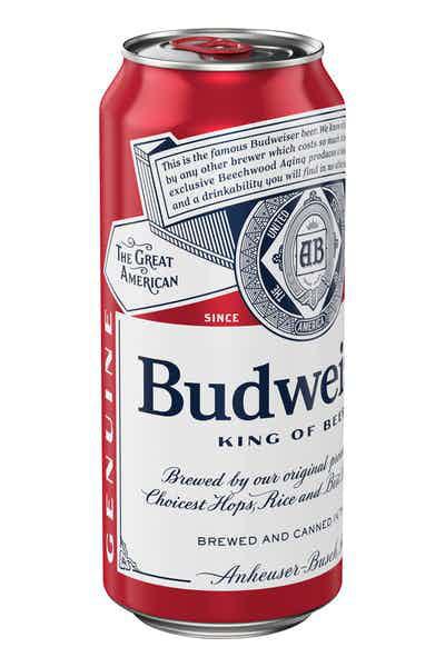 Budweiser 16oz Aluminum Single