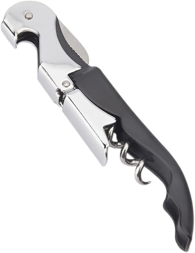 Waiter Corkscrew Black Stainless Steel