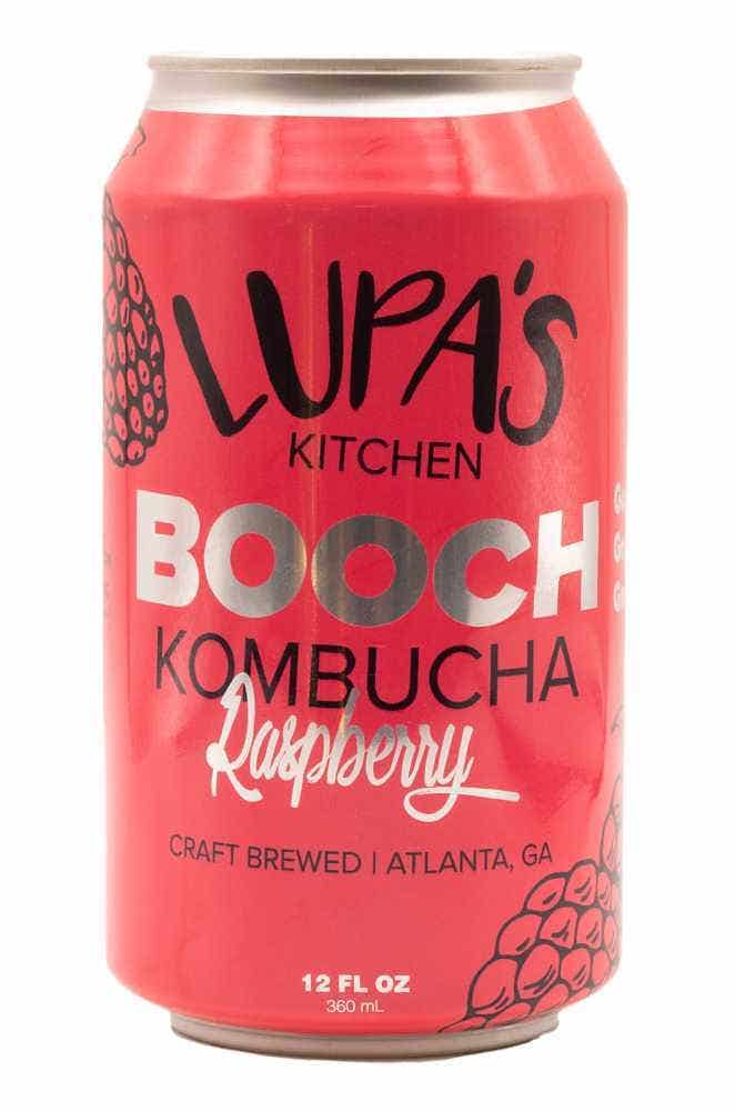 Lupas Raspberry Kombucha 12oz Single Can