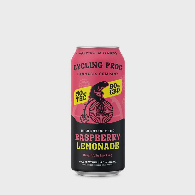 CF Rasp Lmnd D9 Drink 16oz Cycling Frog Raspberry Lemonade 50mg