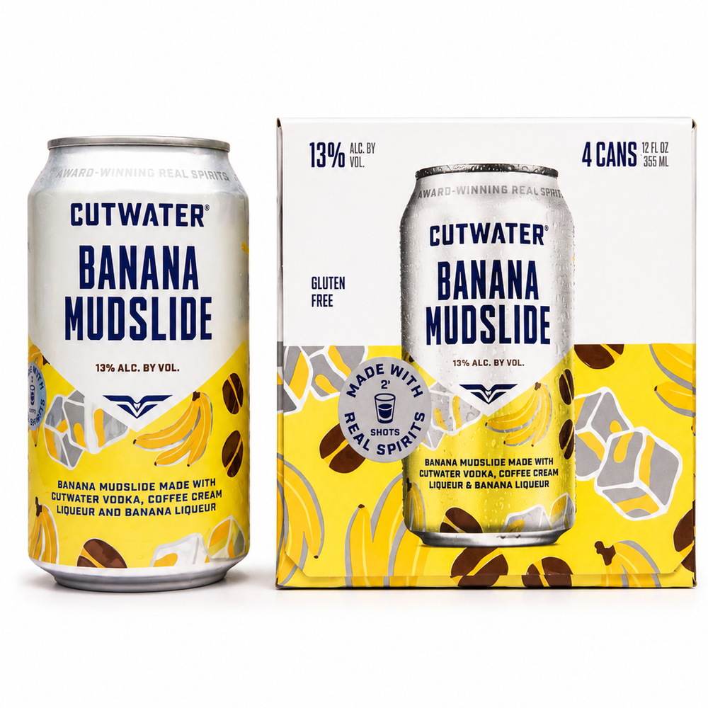 Cutwater Banana mudslide 4pk 4pk