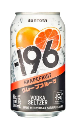 Suntory 196 Grapefruit 4pk