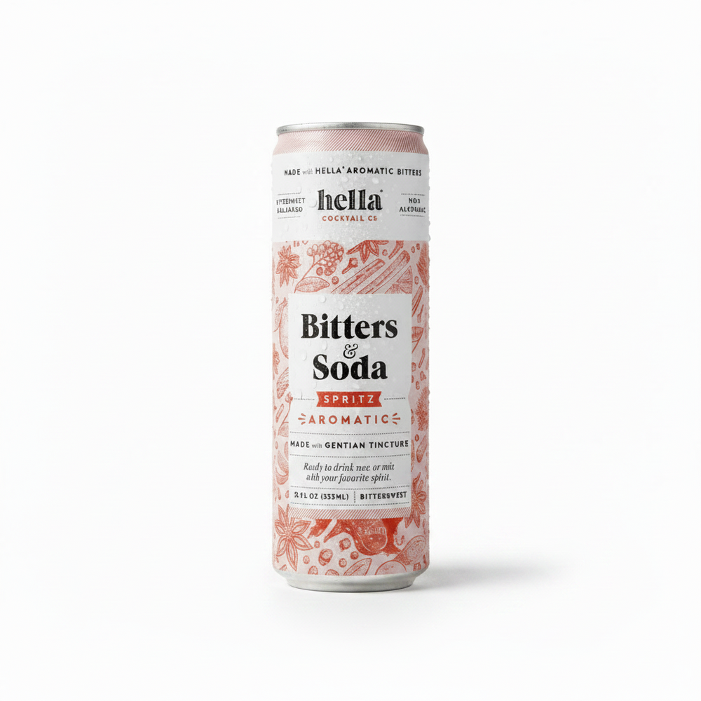 Hella Bitters & Soda Bitterswt 4pk Cans Bittersweet Spritz