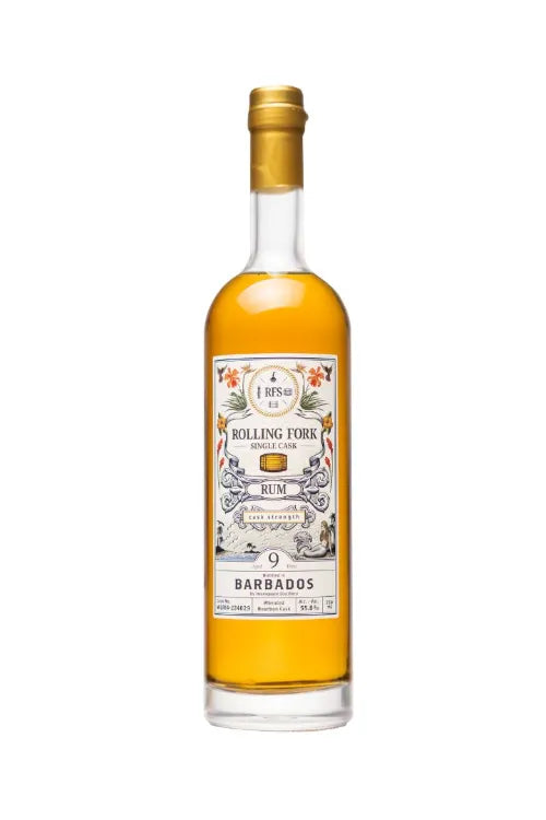 Rolling Fork Rum Cask Strngth Barbados Rum aged 9yrs