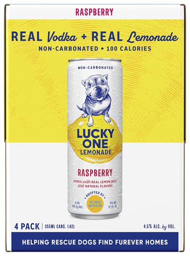 High Noon Lucky One Lmnd Raspb Lucky One Lemonade Raspberry 4pk