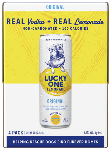 High Noon Lucky One Lmnd Orig Lucky One Lemonade Original 4pk