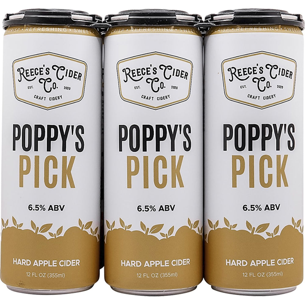 Reece's Cider Hard Apple Cider Poppy's Pick 6pk