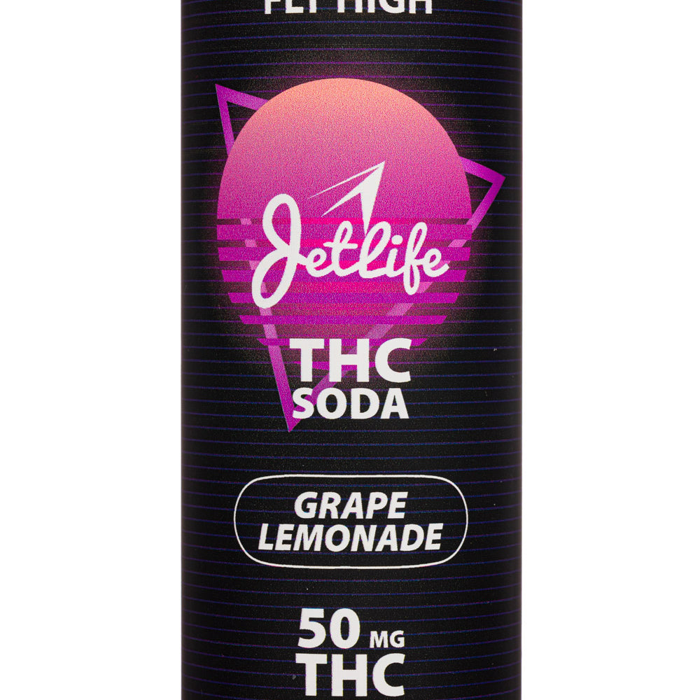 Fly High Jet Life 50mg Grape Grape Soda 4pk