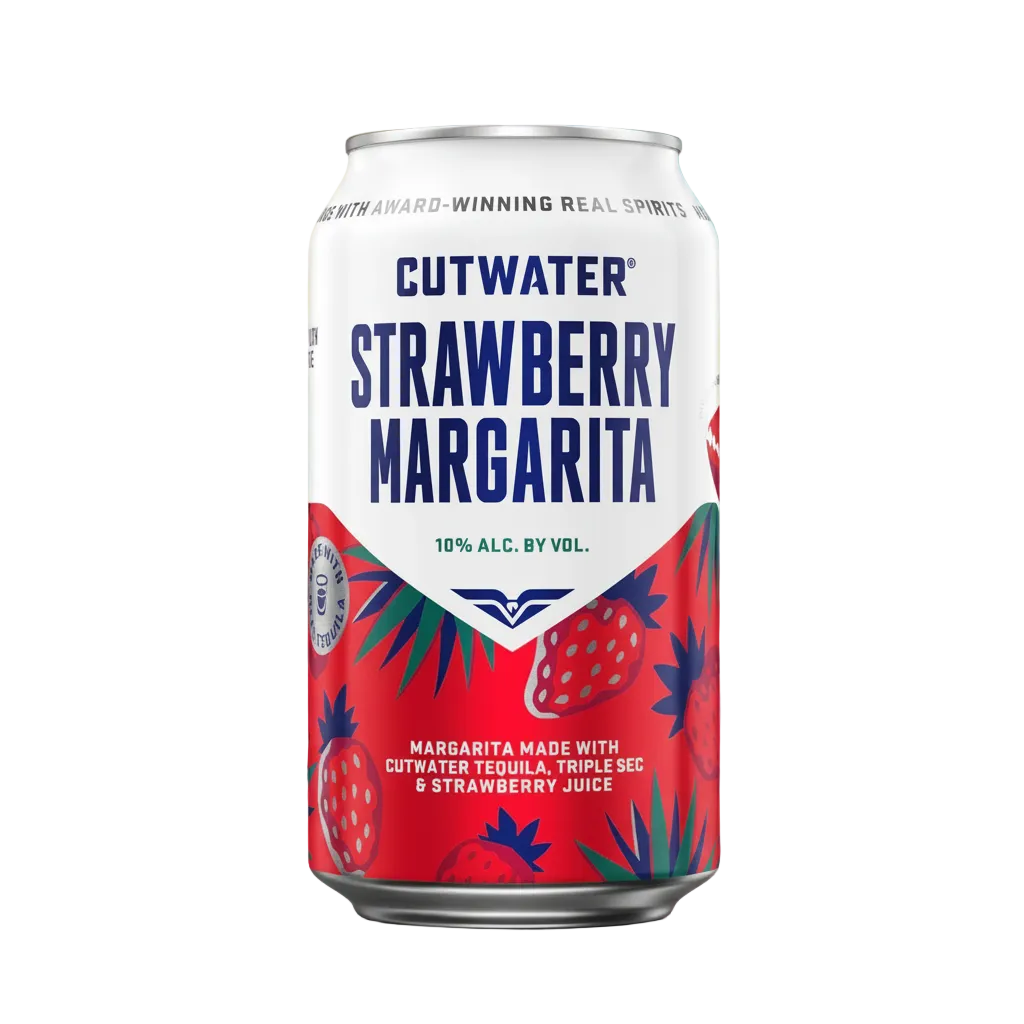 Cutwater Strawberry Marg 4pk 4pk Strawberry Margarita