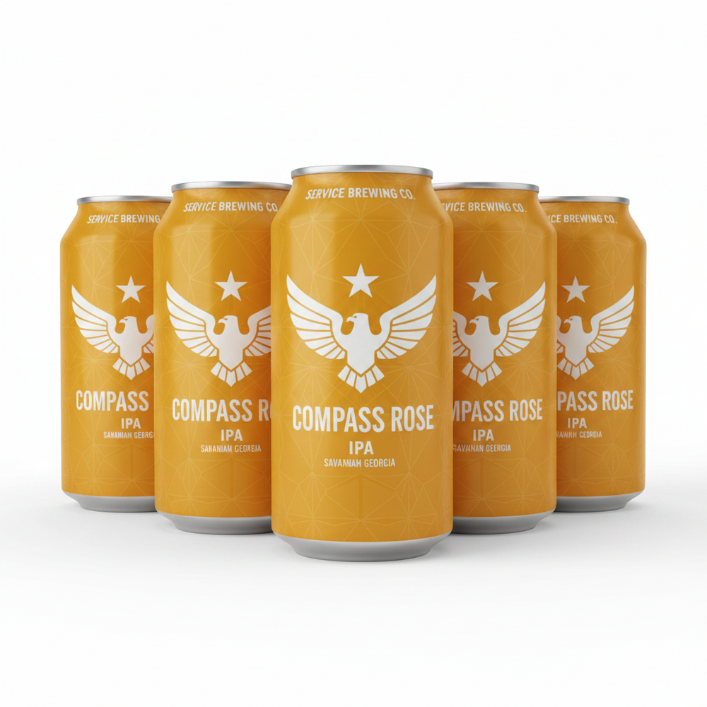Service Brewing Compass Rose 6pk 12oz Cans IPA