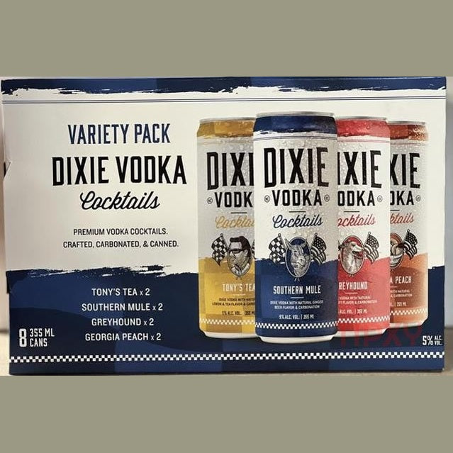 Dixie Vodka Seltzer 8pk Variety 8pk