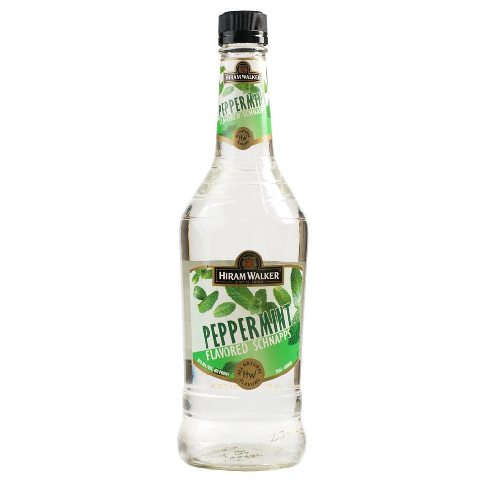Hiram Walker Peppmnt Schnp 60p Peppermint Schnapps 60 Proof