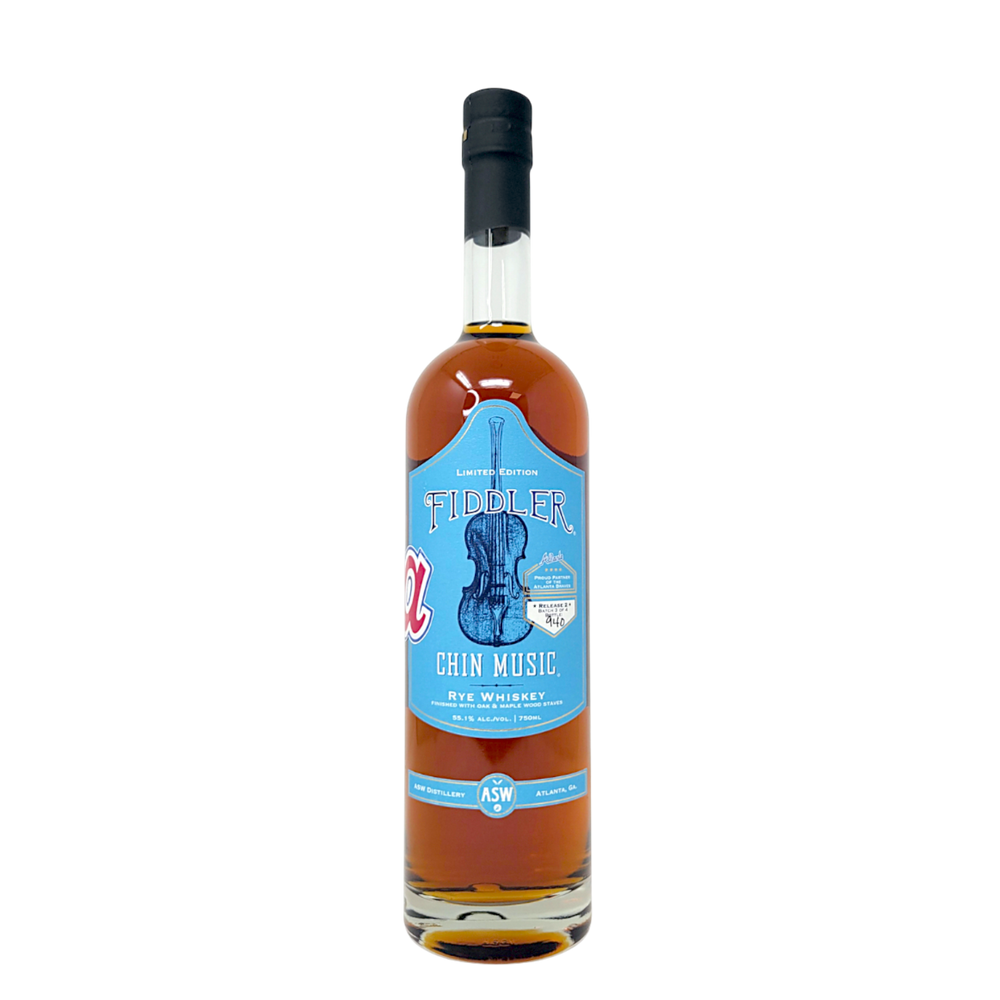 ASW Fiddler Chin Music Rye Atlanta Braves Edition Rye Whiskey