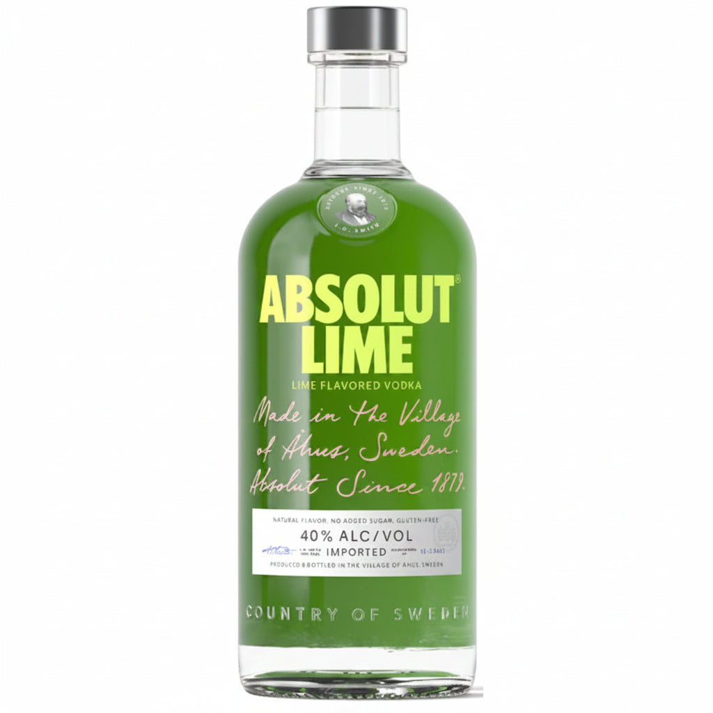 Absolut Lime Vodka bottle