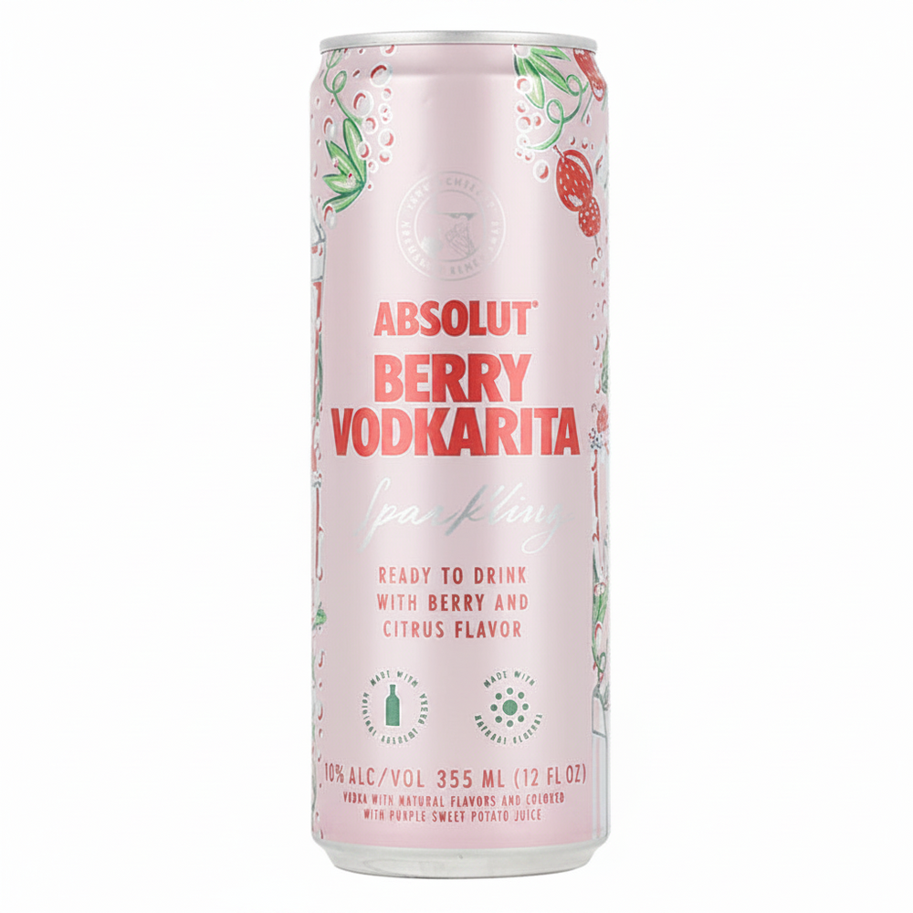 Absolut Berry Can 12oz Cans 4 pk
