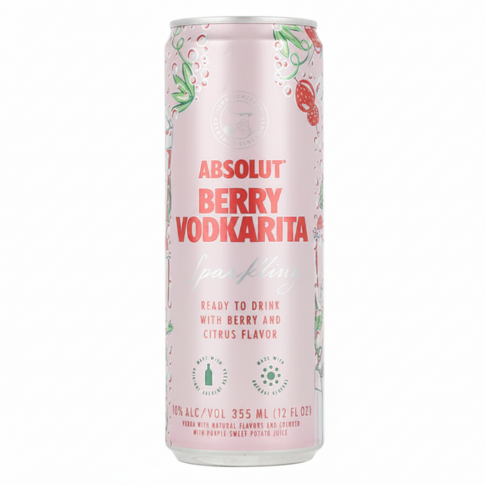 Absolut Berry Can 12oz Cans 4 pk