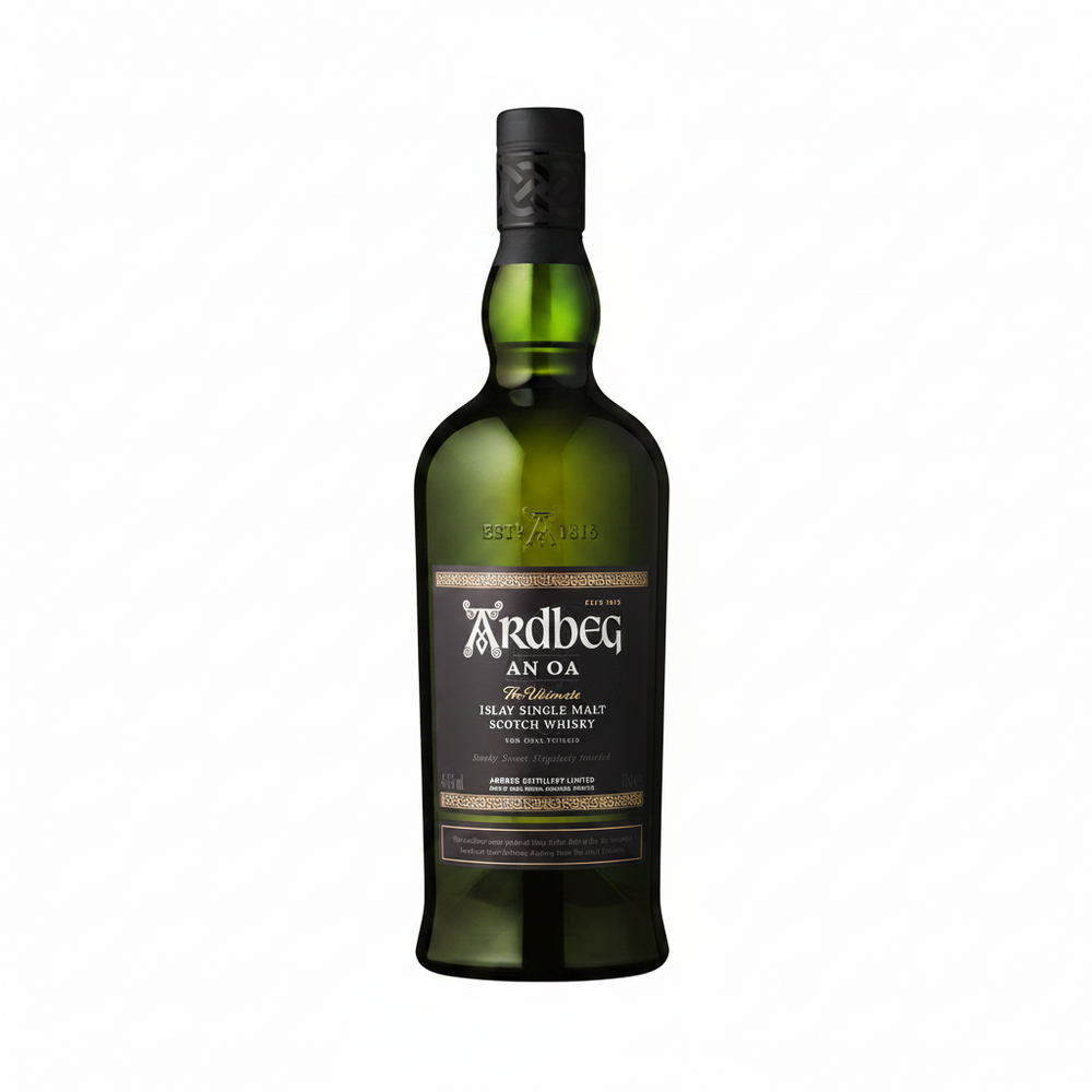 Ardbeg An Oa Whiskey bottle