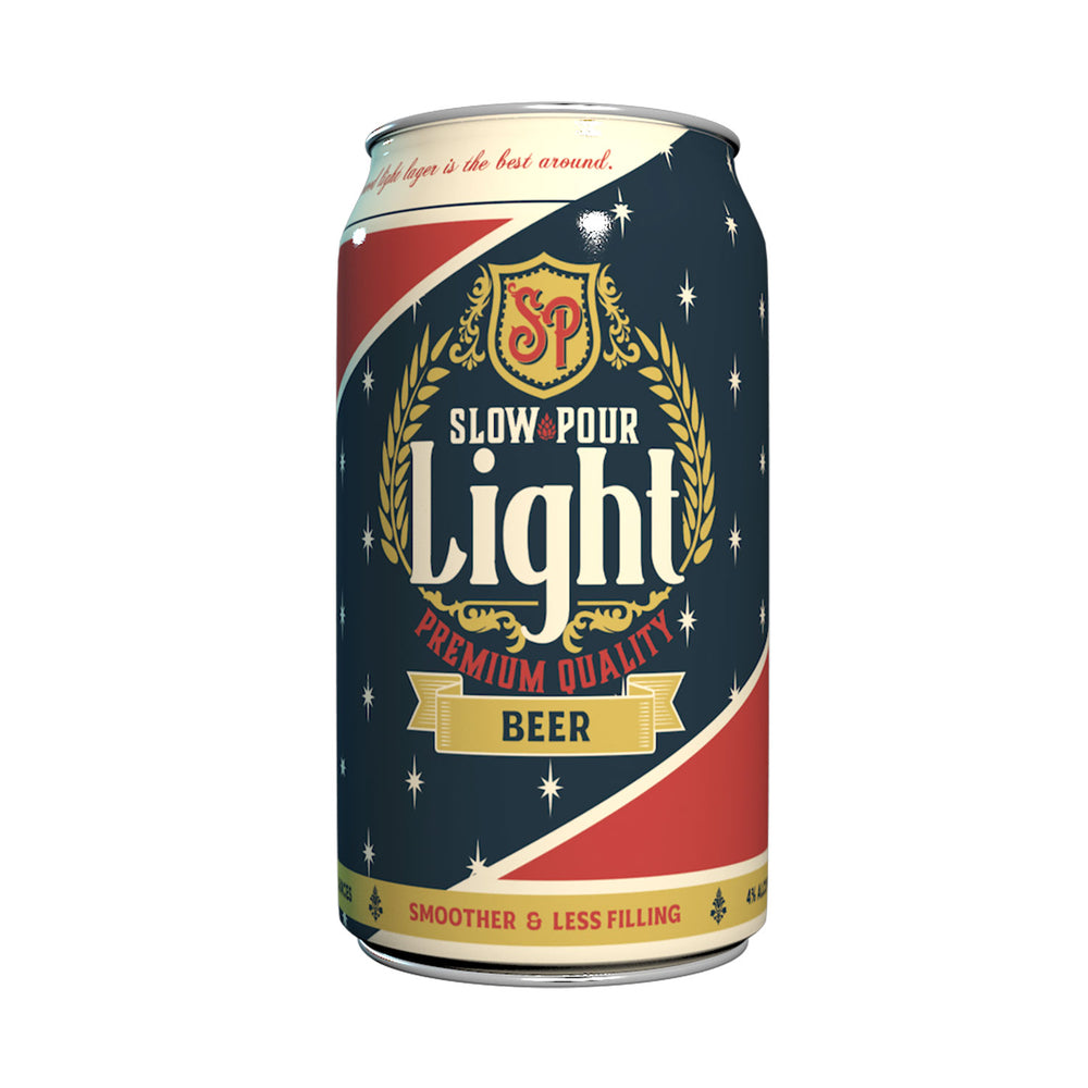 Slow Pour Light Beer 6pk