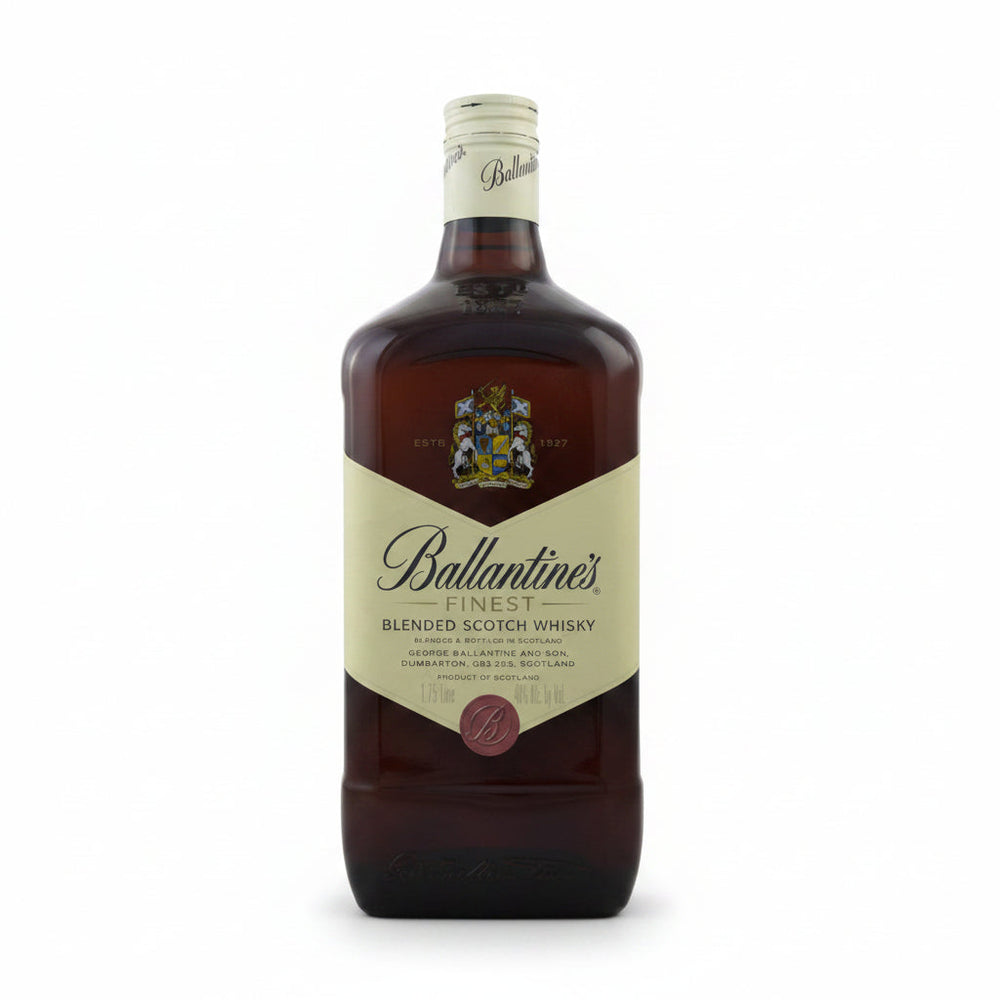 Ballantines Finest Scotch Whiskey bottle