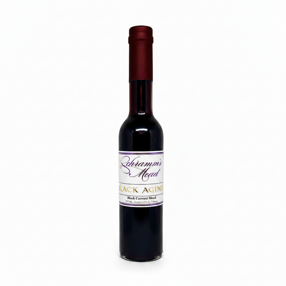 Schramms Black Agnes Mead 375m 375ml Black Currant Mead