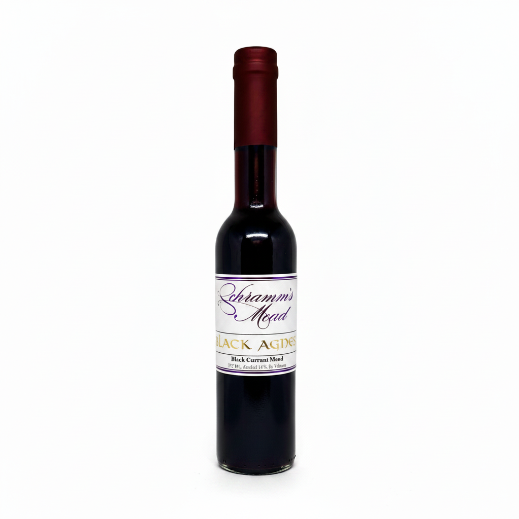 Schramms Black Agnes Mead 375m 375ml Black Currant Mead