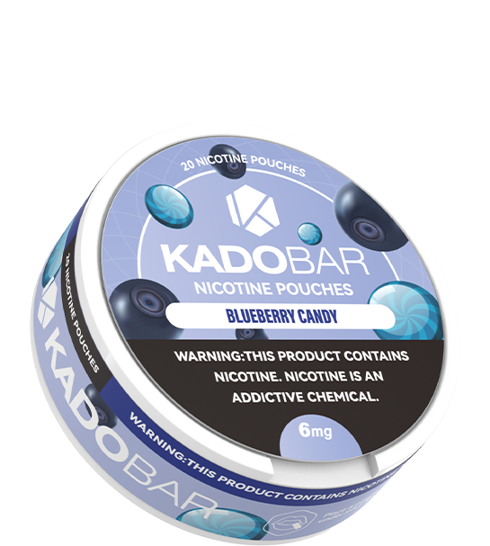 Kado Nic Pouch 3mg Blubry Cand Blueberry Candy