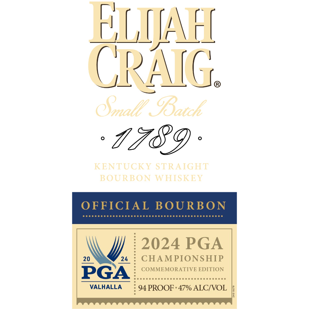 Elijah Craig 2024 PGA Bourbon 750ml
