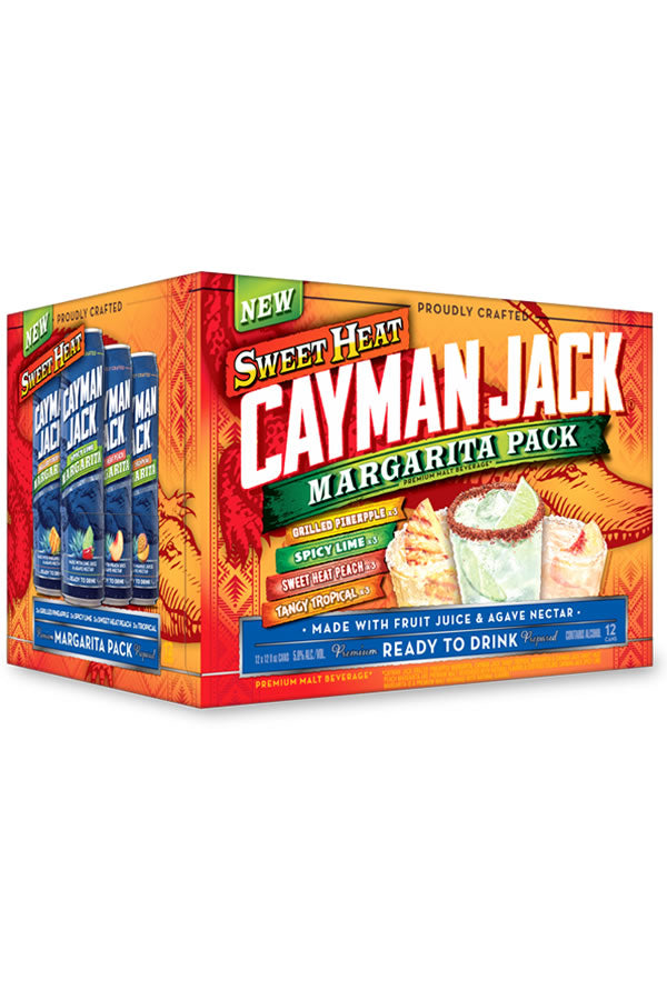 Cayman Jack Swt Heat Margarita 12pk Sweet Heat Margarita Variety RTD