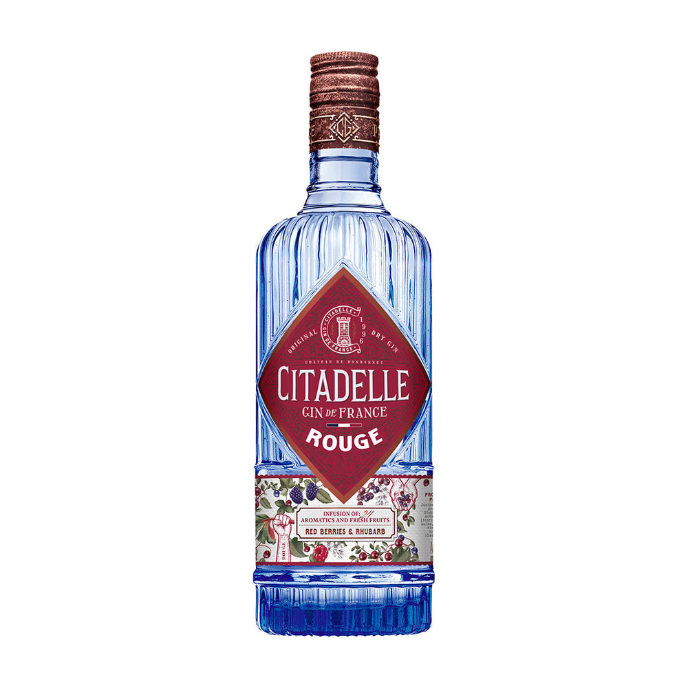 Citadelle Rouge Gin 750ml Juniper, Red Berries, Rhubarb
