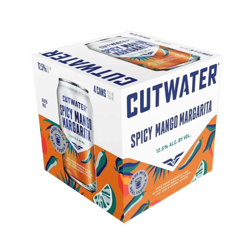 Cutwater Spicy Mango Marg 4pk Spicy Mango Margaita