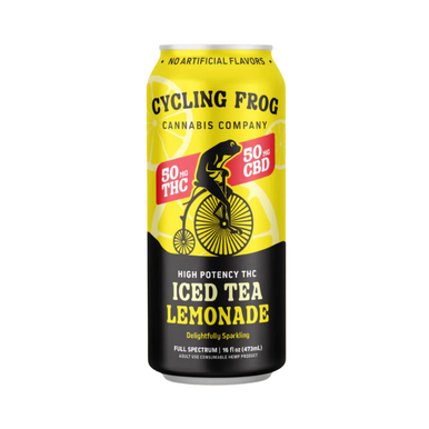 CF Iced Tea Lmnd D9 Drink 16oz Cycling Frog Iced Tea Lemonade 50mg