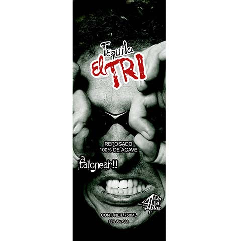 Tequila El Tri Reposado 750ml White Bottle