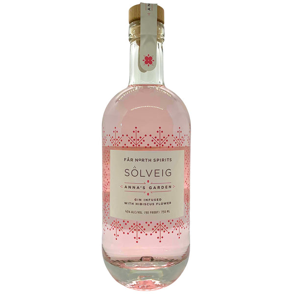 Solveig Annas Garden Pink Gin 750ml Gin Infused w Hisbiscus Flower