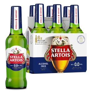 Stella Artois 0.0 Non-Alcoholic bottle