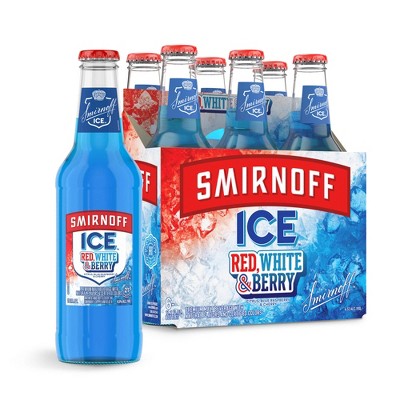 Smirnoff Ice Red, White, Berry 6pk Bottles